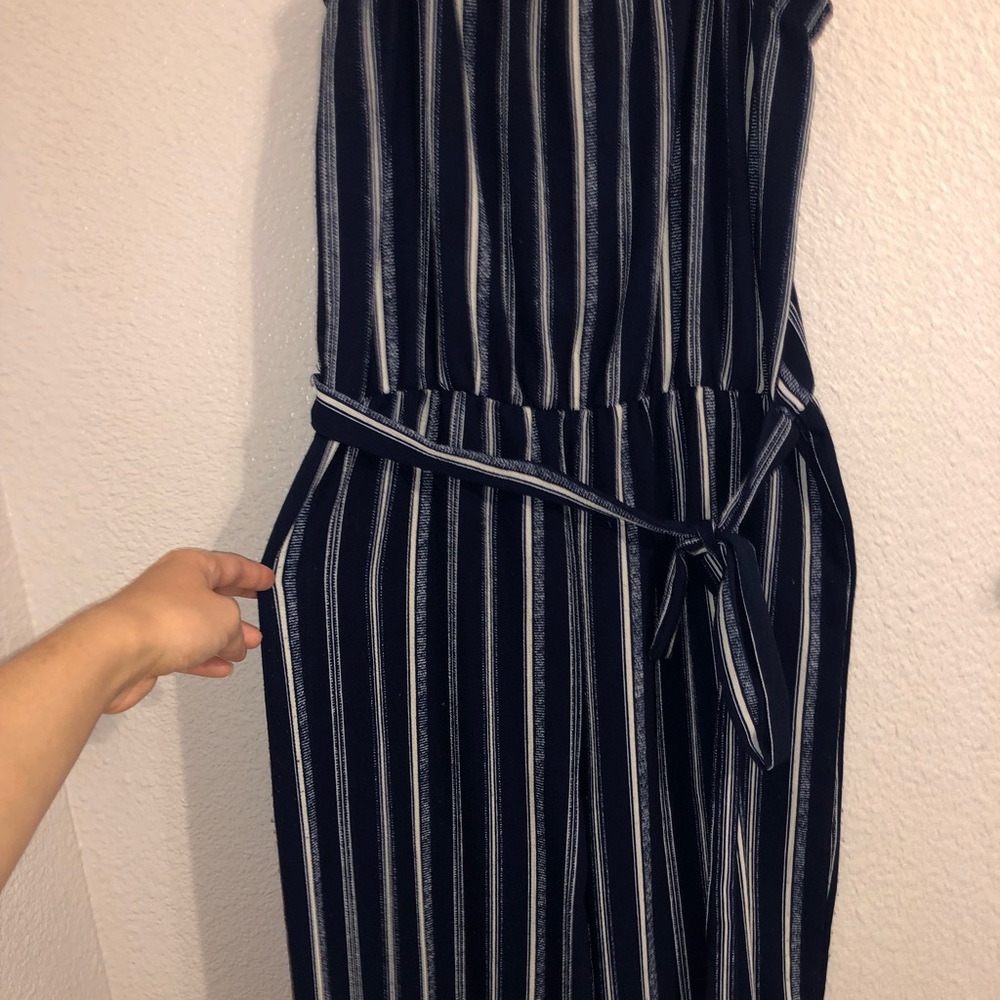 STRIPED JUMPSUIT